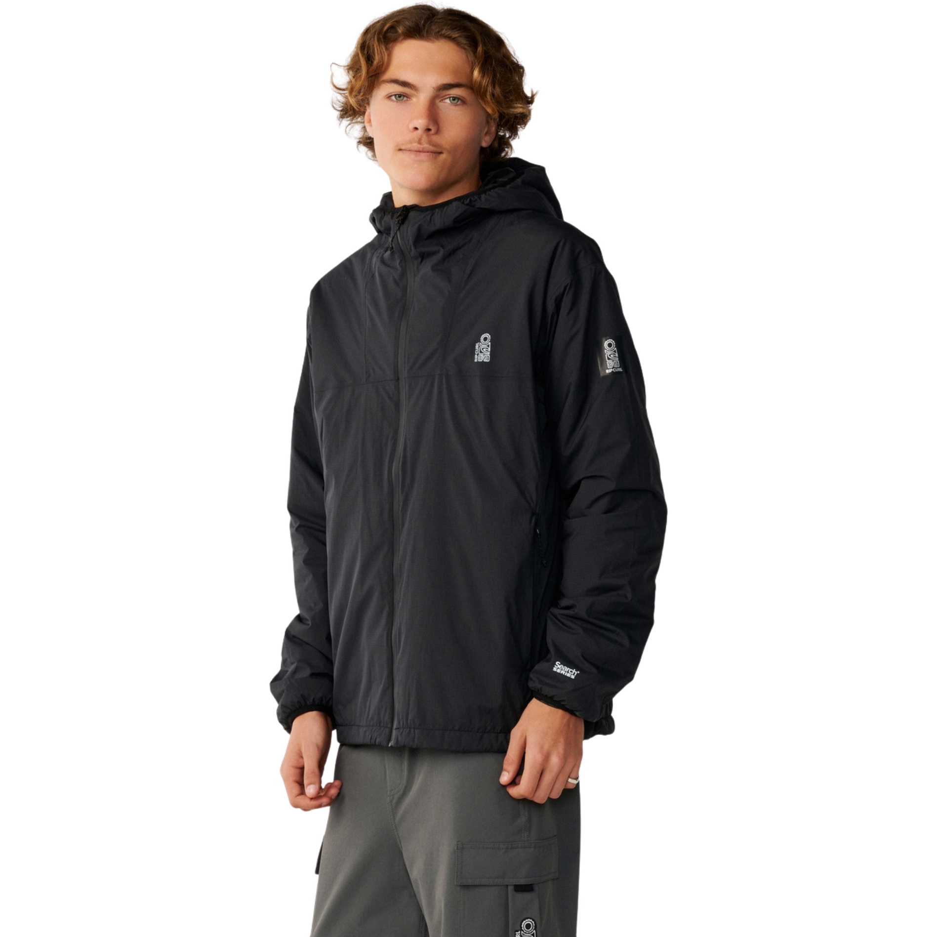 2026 Rip Curl Mens S-Series Packable Puffer Jacket 02OMJA - Black